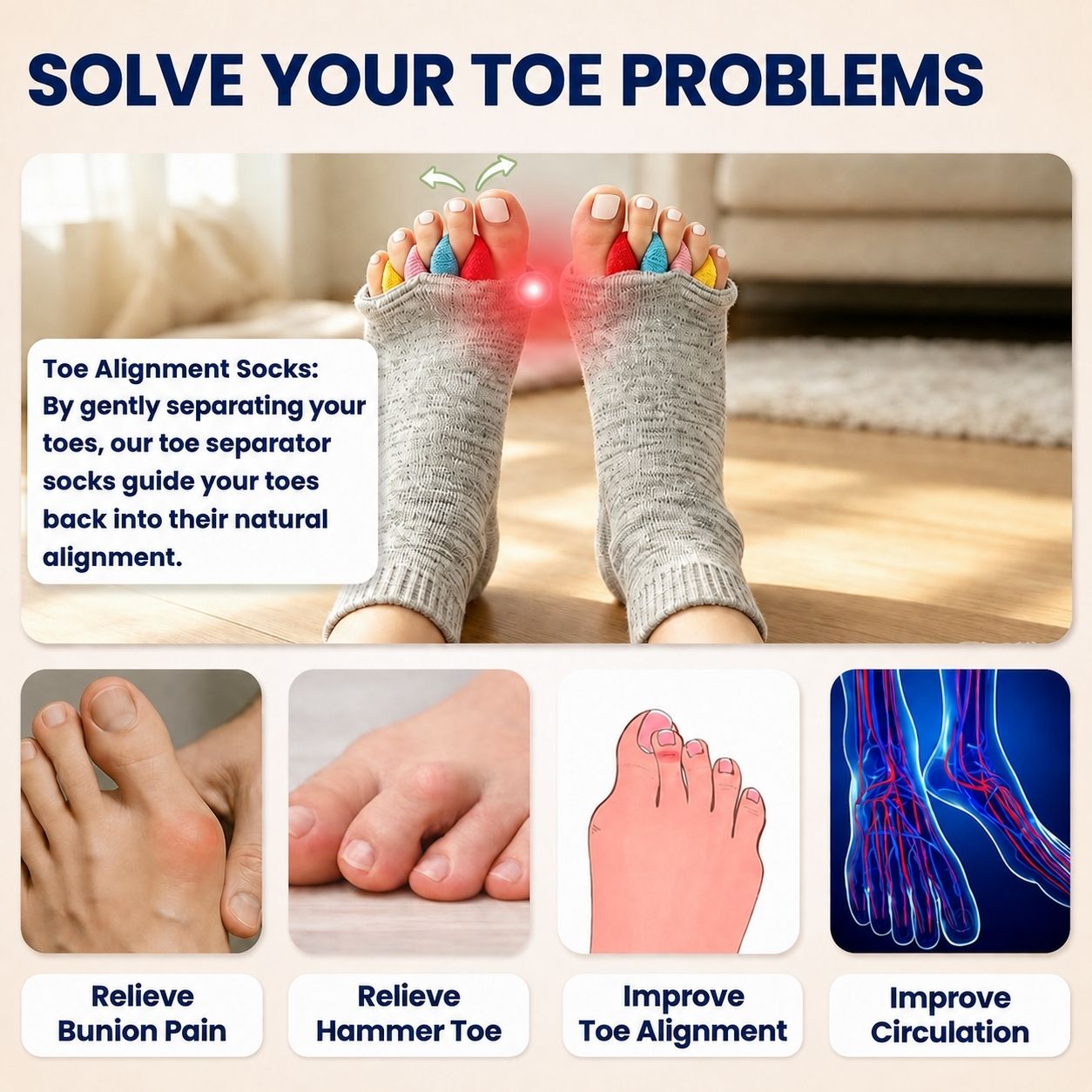 AOVVA™ Toe Alignment Socks